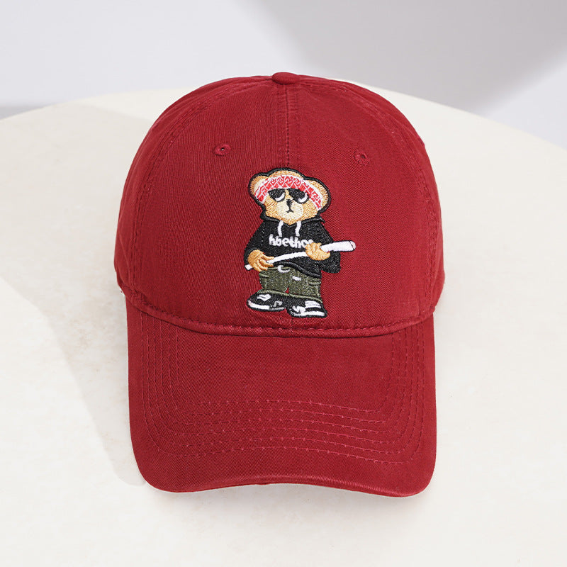 Männer's Bestickte Cartoon-Charakter Baseballcap Brehn