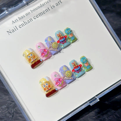 Launische Cartoon-Nagelkunst-Zubehör