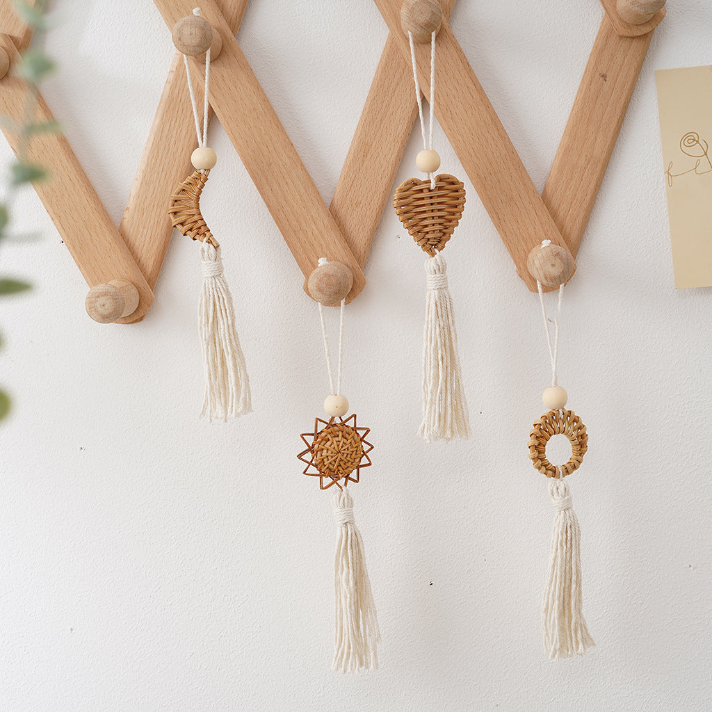 Boho Chic Geflochtenes Herz Wandbehang Brehn