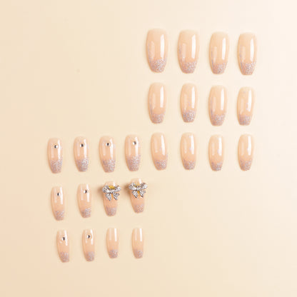 Glitzernde Press-On Nail Tips Brehn