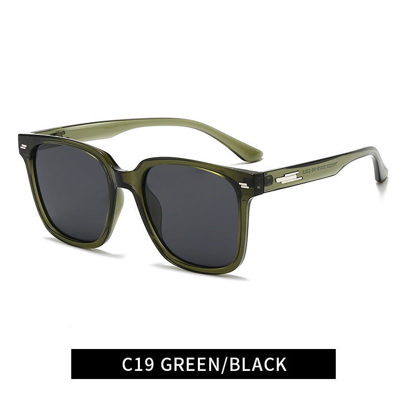 Damen modische quadratische Sonnenbrille mit UV-Schutz und flexiblem Gestell Brehn