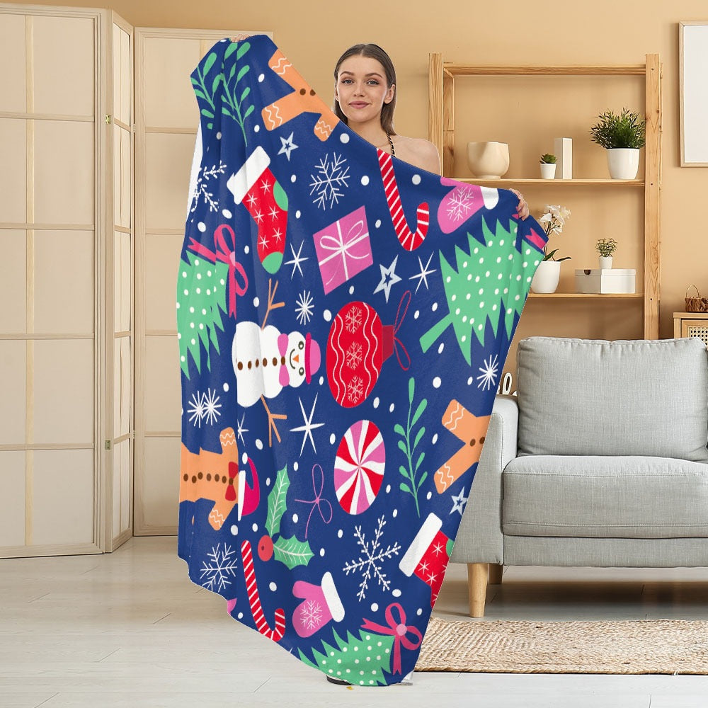 Gemütliche Halloween-Themen Fleece Decke