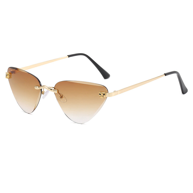 Damen Cat-Eye Sonnenbrille mit elegantem Metallrahmen Brehn