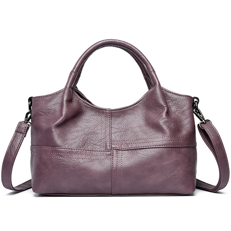 Klassische Kunstleder Handtasche Brehn