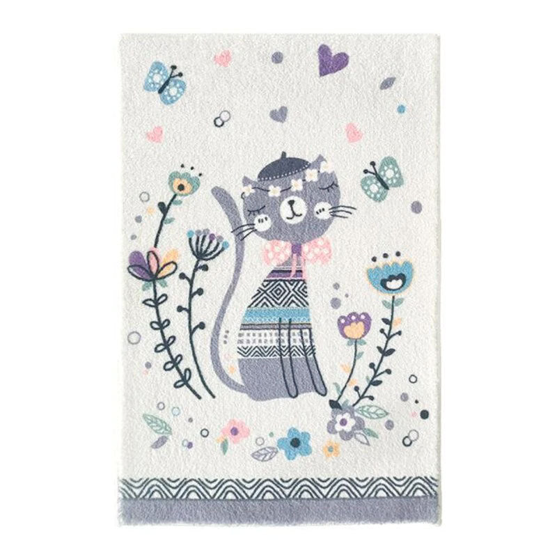 Niedlicher Kaninchen-Themen Decor-Arbeitsbereich Teppich für das Zuhause
