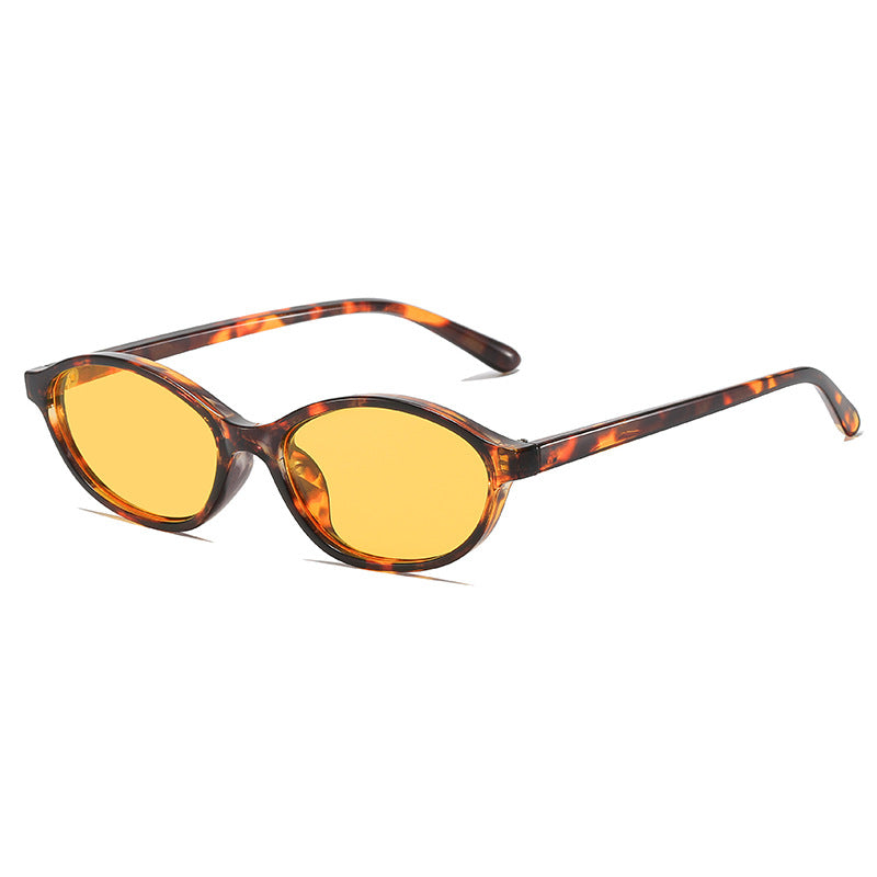 Elegante Vintage-inspirierte ovale Sonnenbrillen Brehn