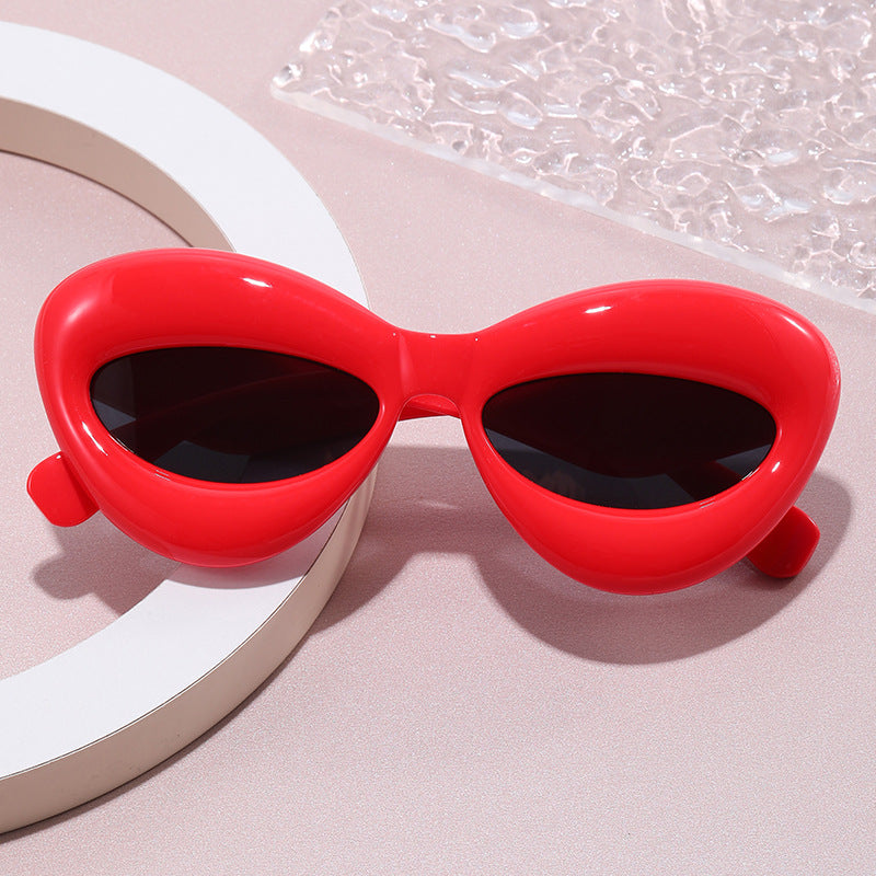 Damen kreative Designer-Sonnenbrille im Cat-Eye-Stil Brehn