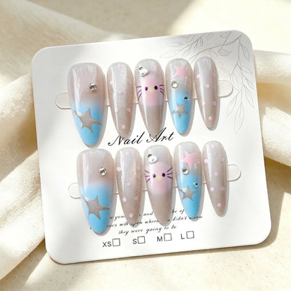 Verspielt Sternenhimmel Nagelkunst Set