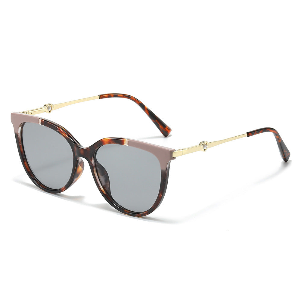 Stylische Übergroße Schmetterlingssonnenbrille Brehn