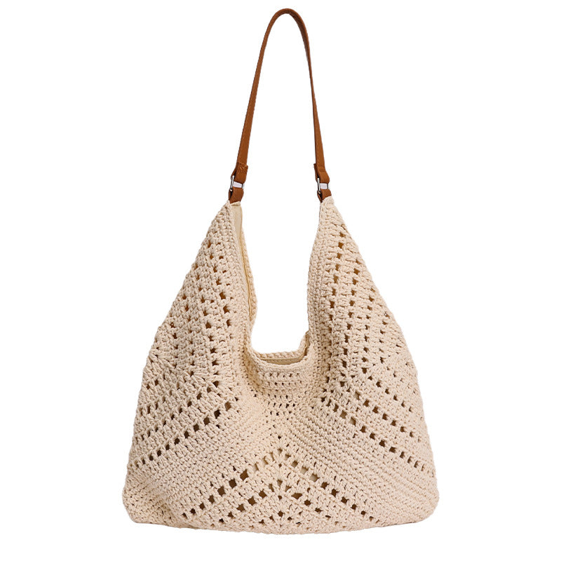 Handgefertigte Grobstrick Tasche Brehn