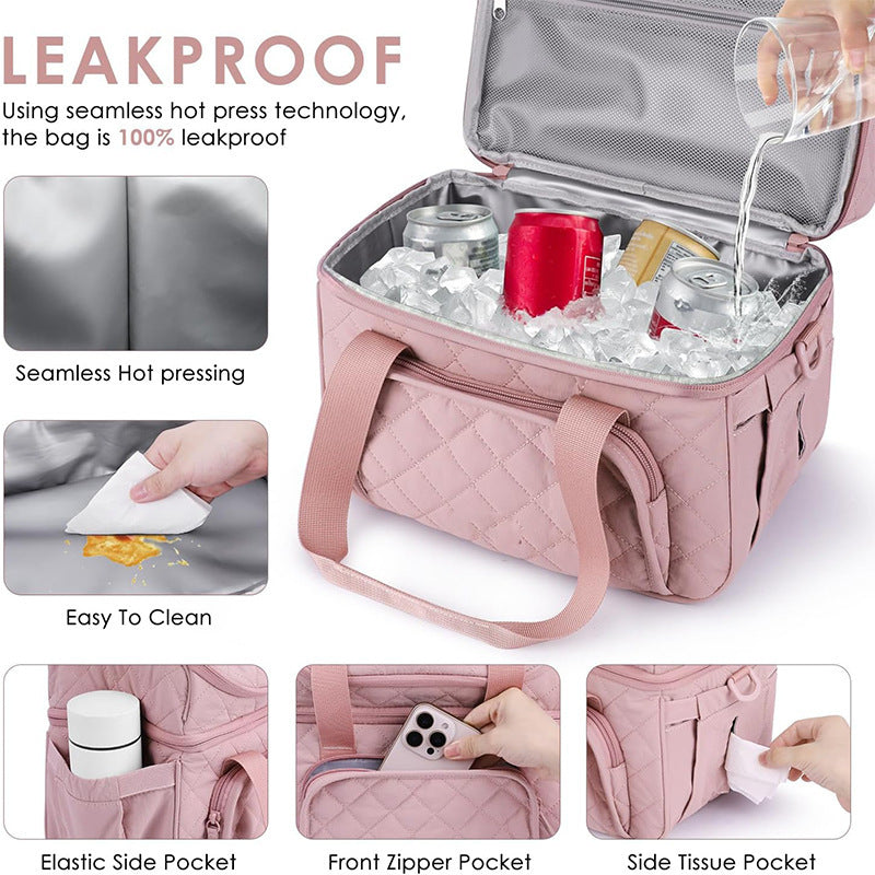 Elegante Kühltasche mit Praktischem Getränkehalter Brehn