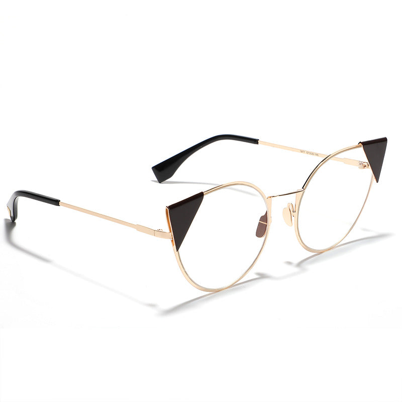 Damen modische Cat-Eye Sonnenbrille mit stilvollen Akzenten Brehn