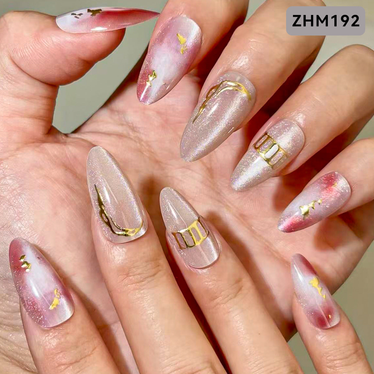 Vielseitiges Nail Art Press-On Set Brehn