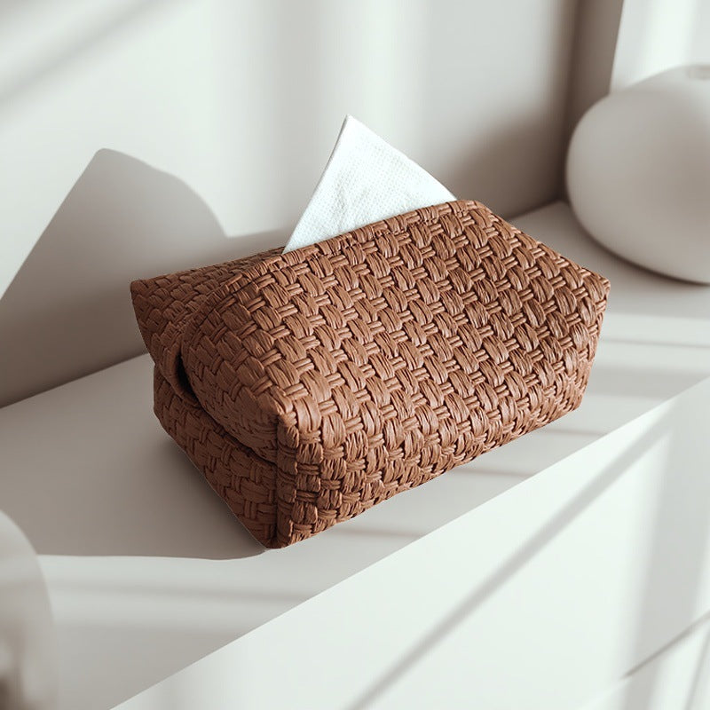 Woven Tissue Box Cover Brehn