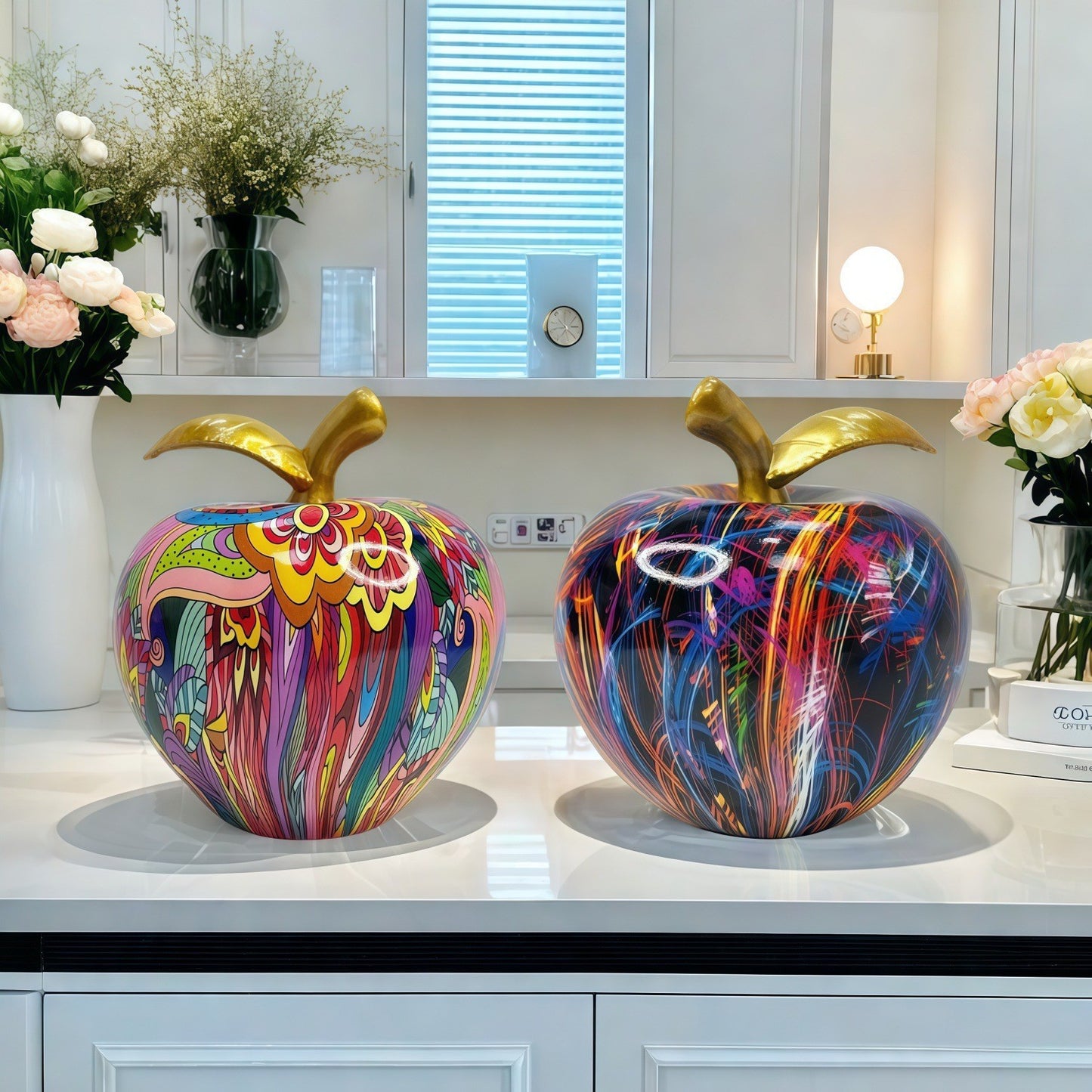 Dekorative Apfelfigur mit künstlerischem Design Brehn