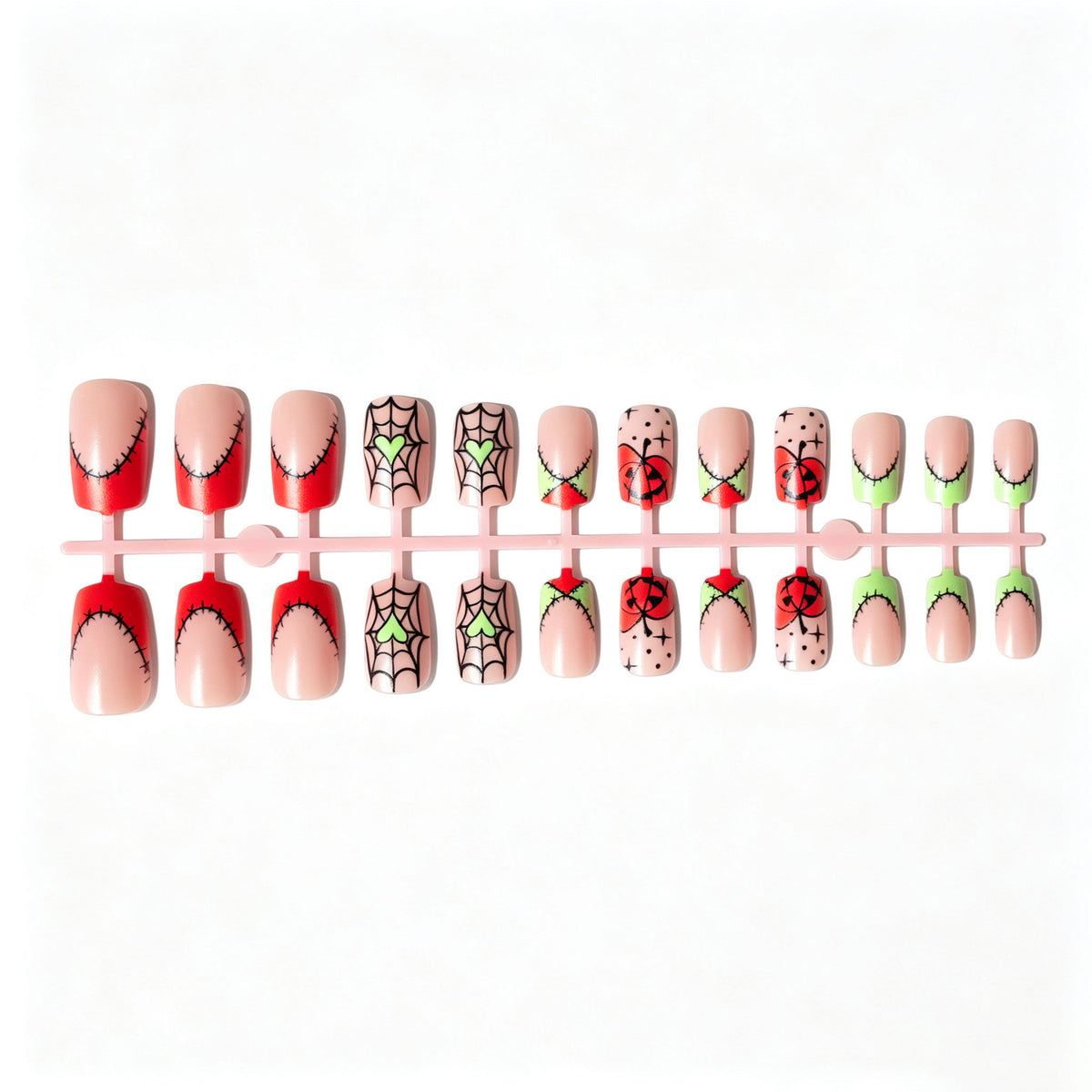 Kreatives Halloween Nagelkunst Design Kit