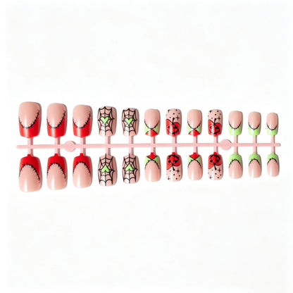 Kreatives Halloween Nagelkunst Design Kit