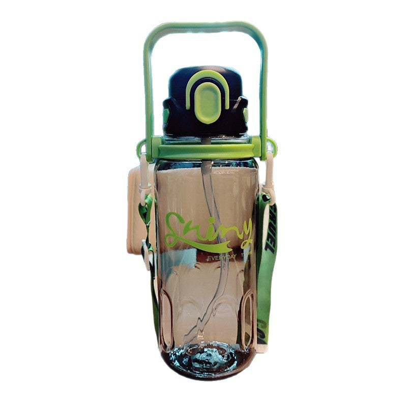 Damen Ergonomische Trinkflasche mit auslaufsicherem Deckel Brehn