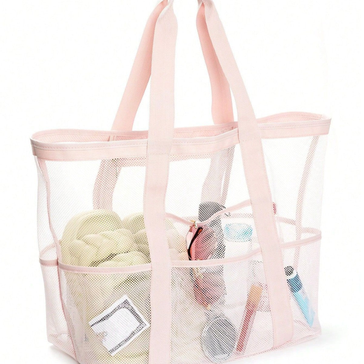 Praktische Strandtasche mit Netzdesign Brehn