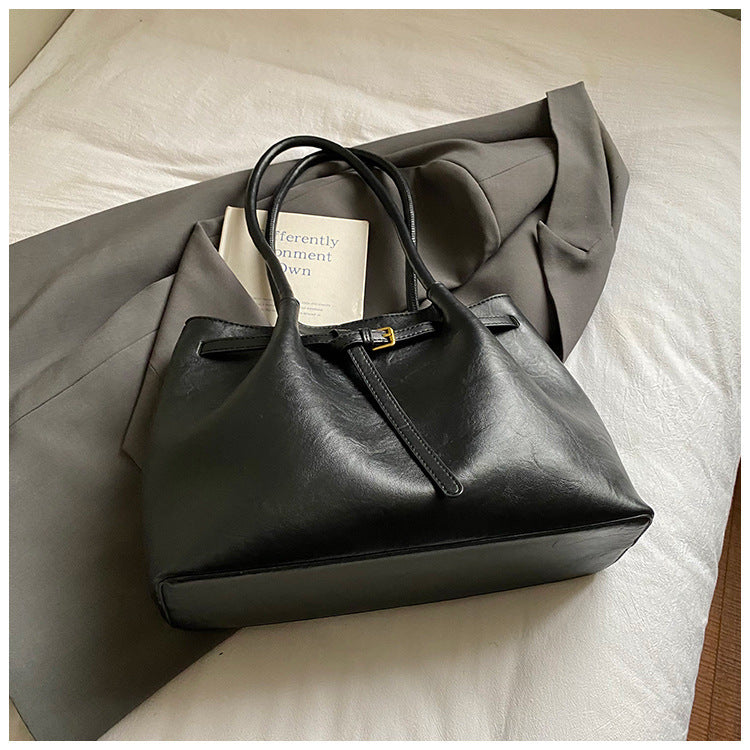 Luxuriöse Leder Schultertasche