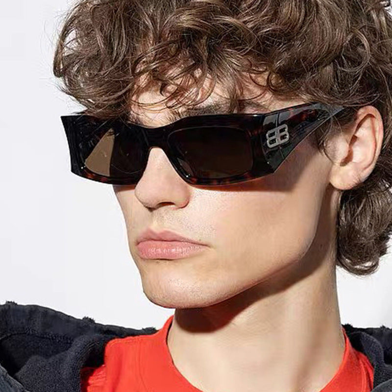 Damen modische Sonnenbrille mit kantigem Rahmen und Polarisierten Gläsern Brehn