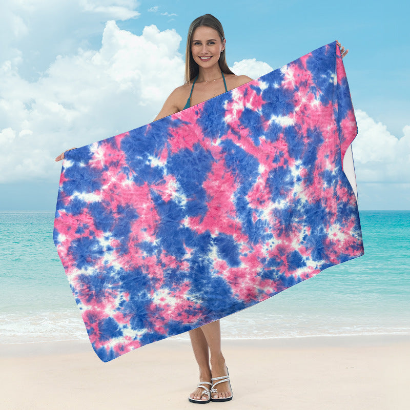 Strandtuch mit einzigartigem Batikdesign Brehn