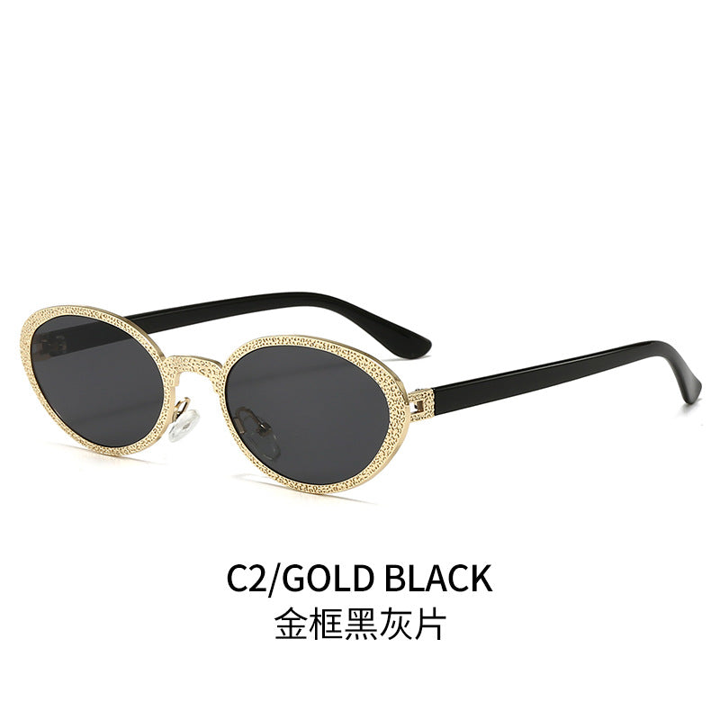Damen Glamouröse Sonnenbrille mit luxuriösem Schmuckrahmen Brehn