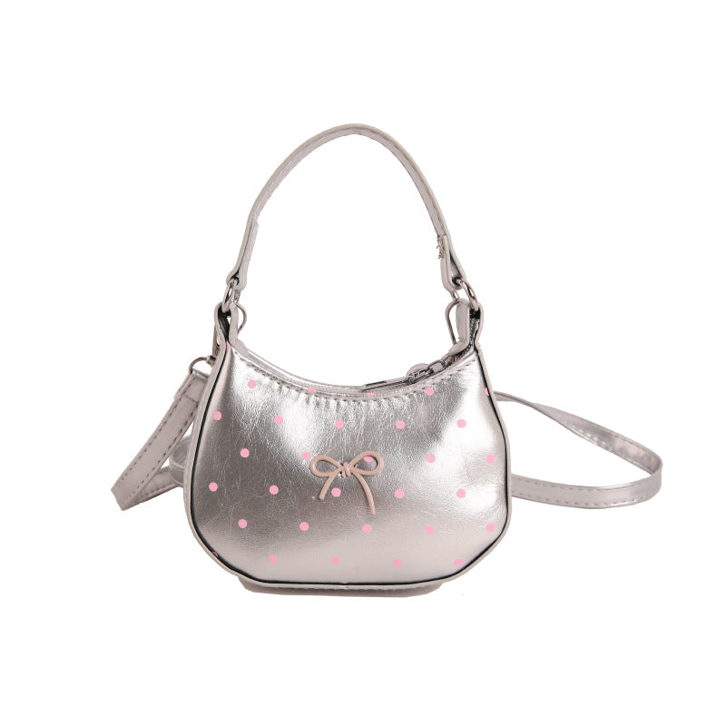 WoCharming Polka Dot Crossbody Handtasche Brehn