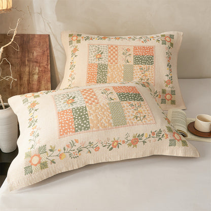 Gestepptes Jacquard Schmetterlingskopfkissen mit dekorativem Rand