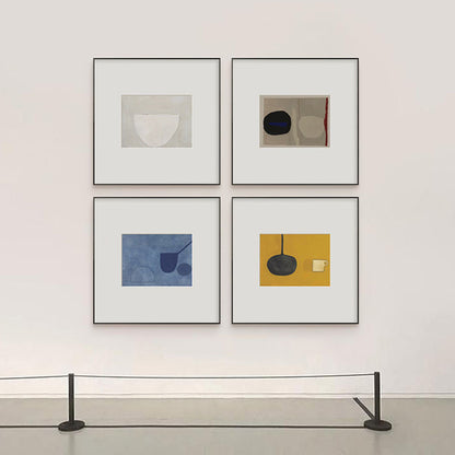 Minimalistische gerahmte Kunstdruck