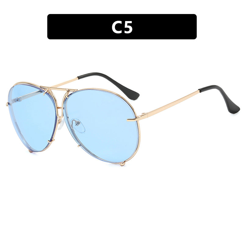 Damen Flug-Sonnenbrille mit stylischem Metallrahmen und UV-Schutz Brehn