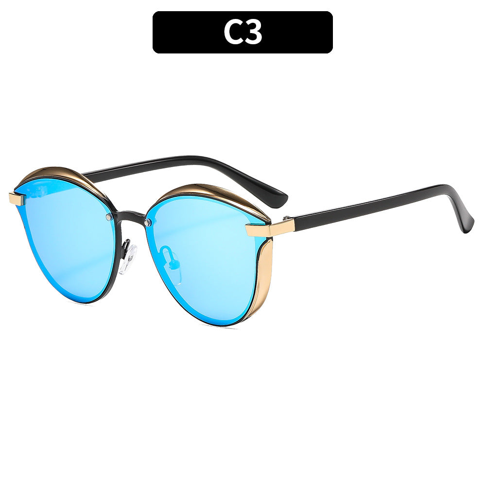 Künstlerische Übergroße Runde Sonnenbrille