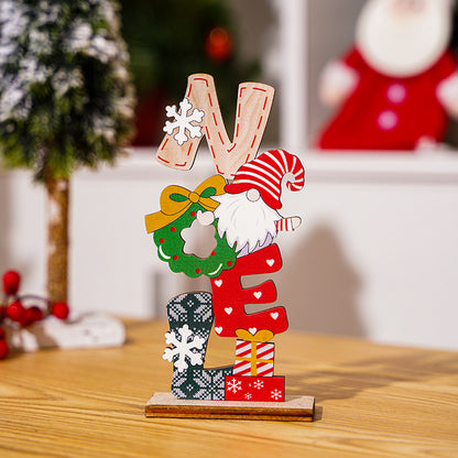 Weihnachtsdekorationsfigur im niedlichen Gnome-Design Brehn