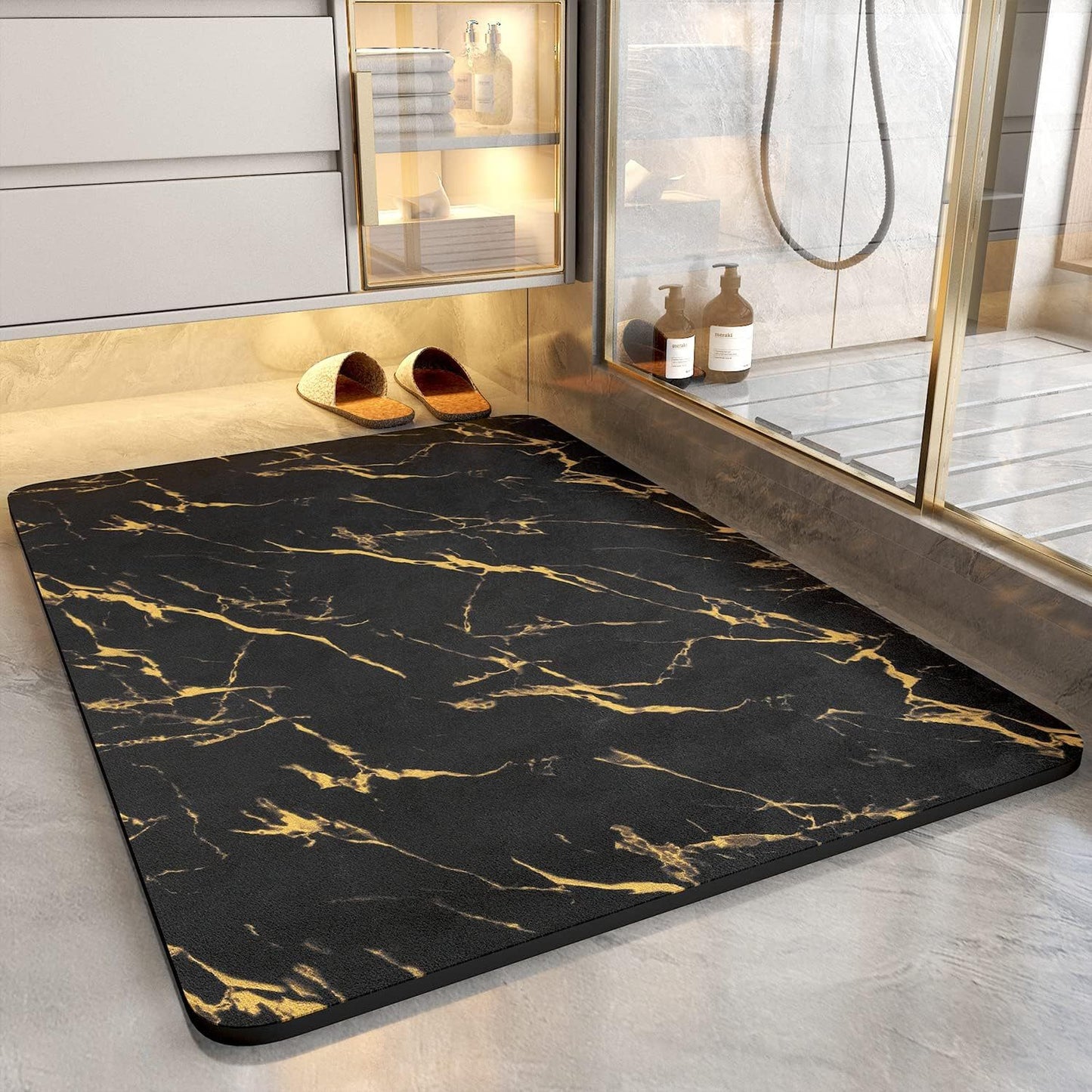 Premium rutschfeste Badematte Brehn