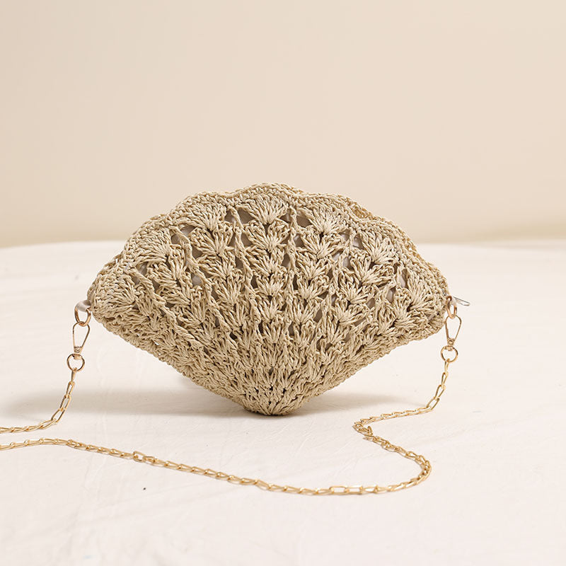 Elegante Clutch-Tasche Im Muscheldesign Brehn