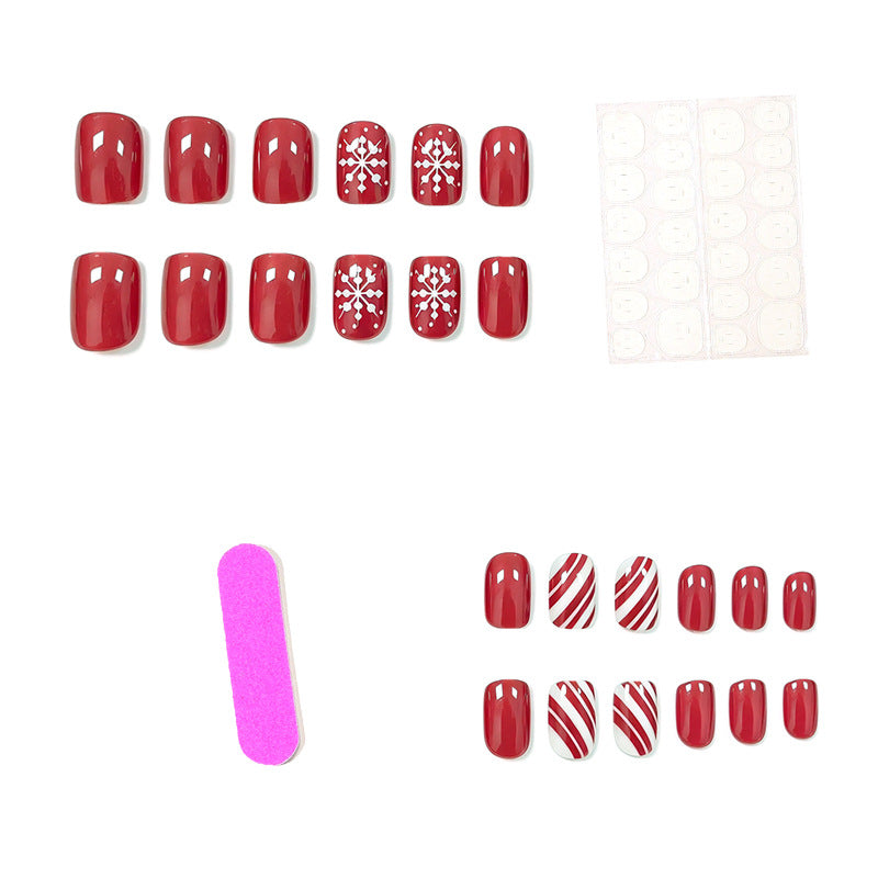 Festliches Winter Nagelkunst Set Brehn