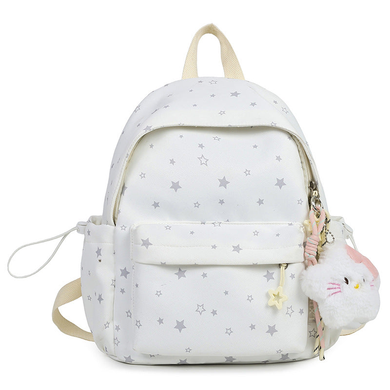 Sternmuster Plüsch Rucksack Brehn
