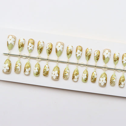 Blumen Acrylnagel Kunst Set