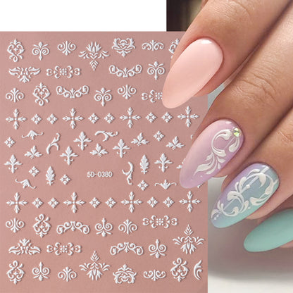 Elegante Nagelkunst Stempelplatte