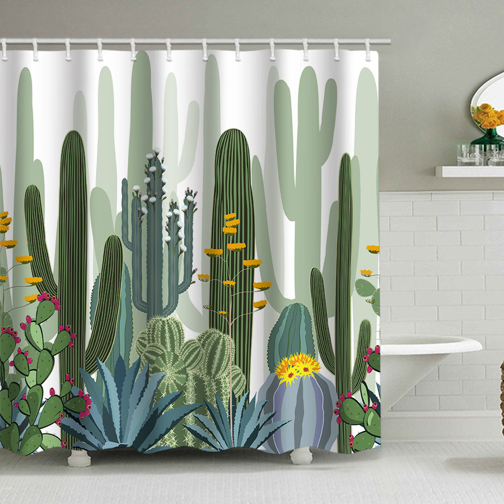 Cactus Garten-Thema Duschvorhang Brehn