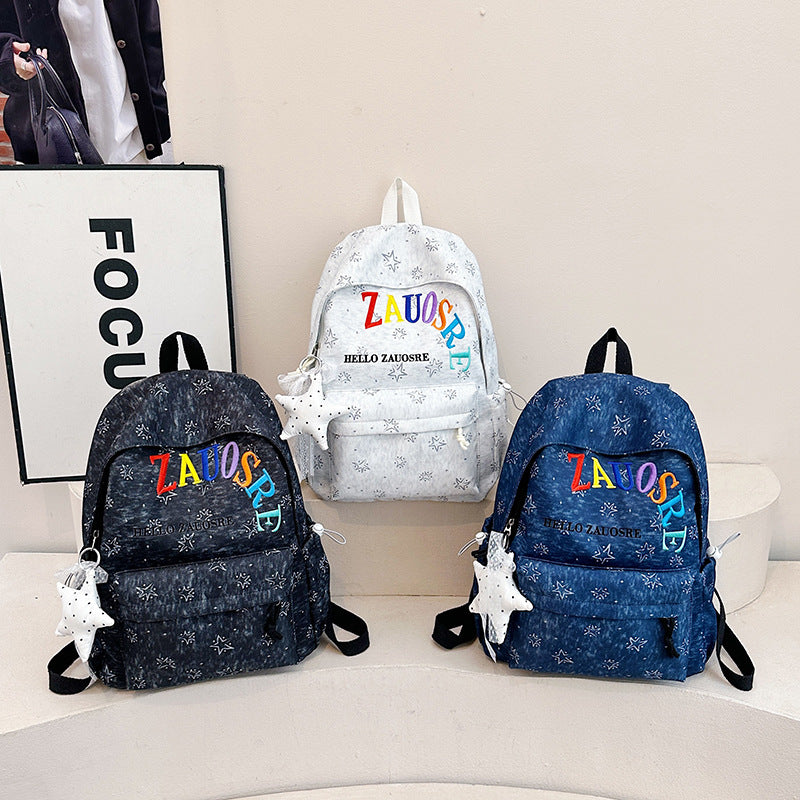Stylischer mit Sternen verzierten Cordura-Rucksack Brehn