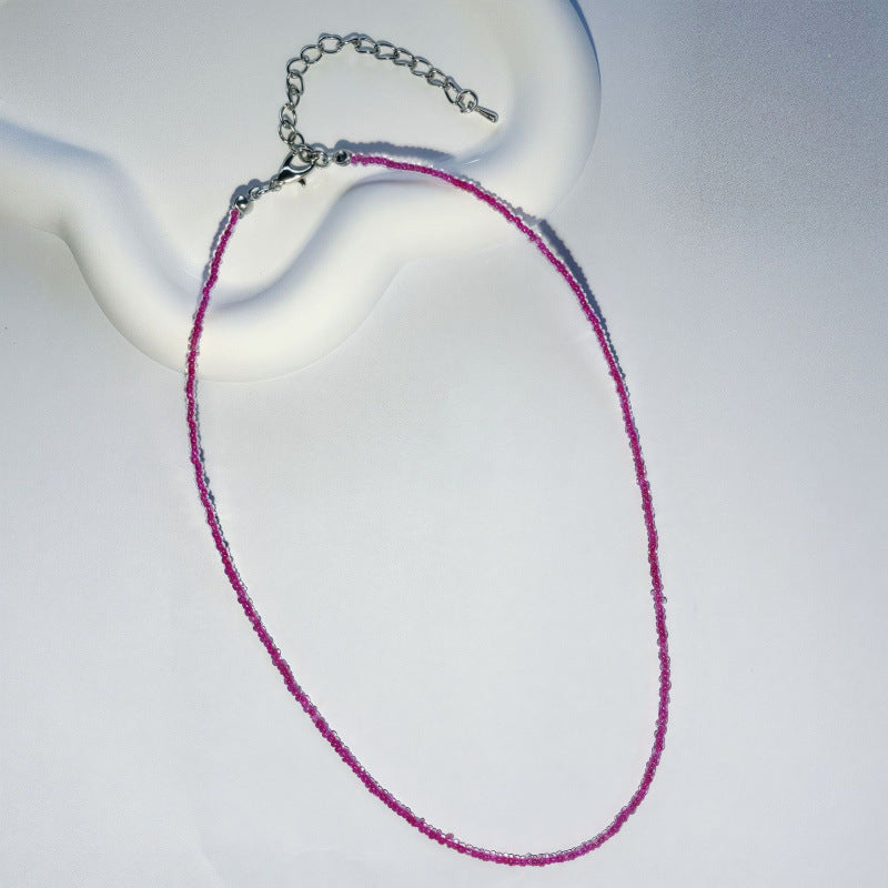 Handgefertigtes Perlen Choker Halsband Brehn