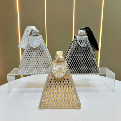 Geometrische Rhinestone Abendtasche