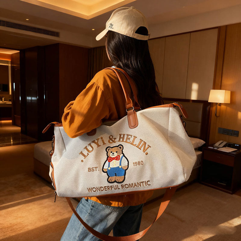 Lässige Canvas Reisetasche Brehn