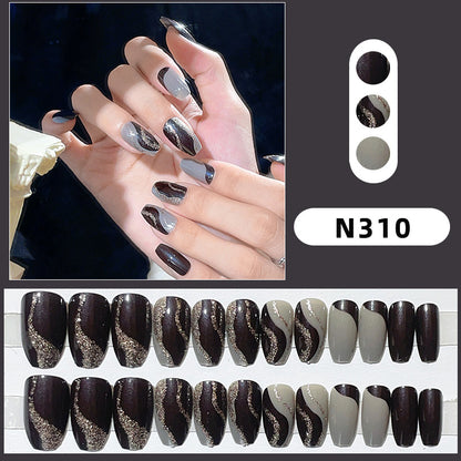 Funkelndes Gradient Press-On Nail Set