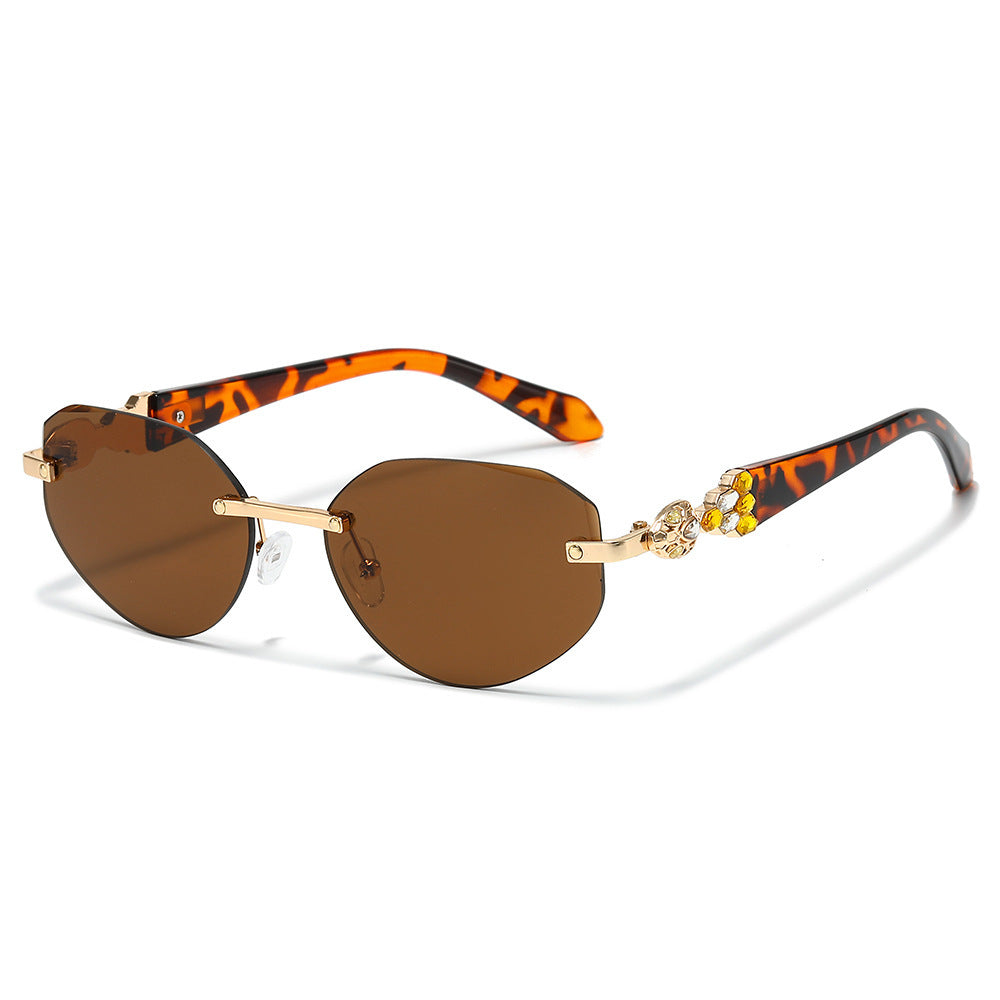 Dekorative Übergroße Schild-Sonnenbrille Brehn