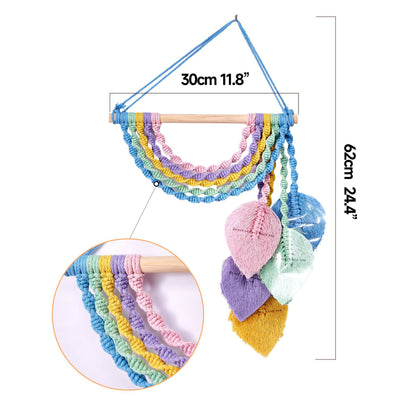 Macramé Wand Kunst Aufhängung Dekor