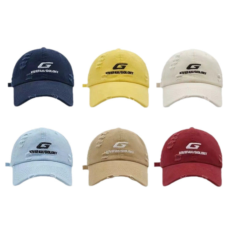Herren Distressed Casual Baseball Cap Brehn