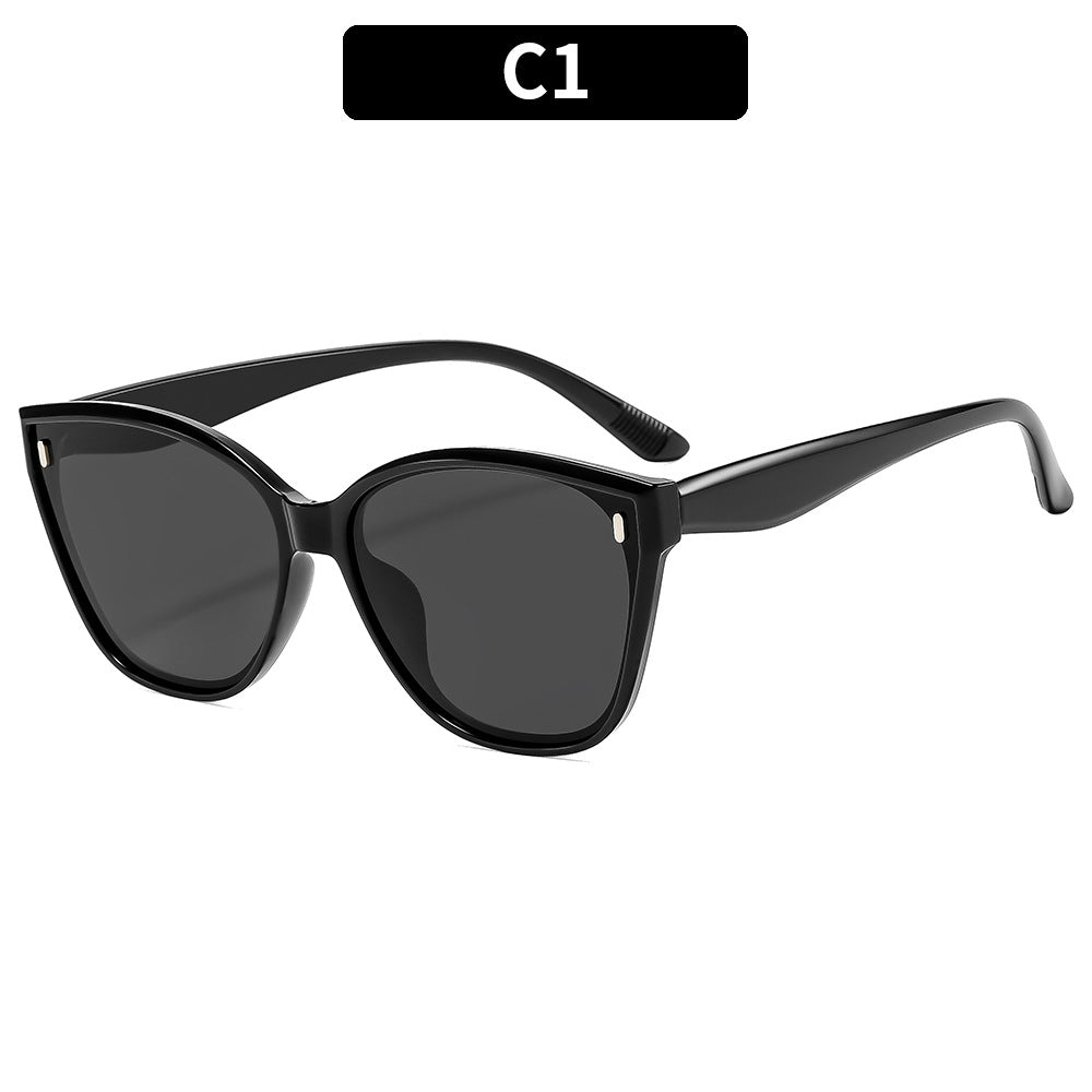 Retro-inspirierte Katzenaugen-Sonnenbrille