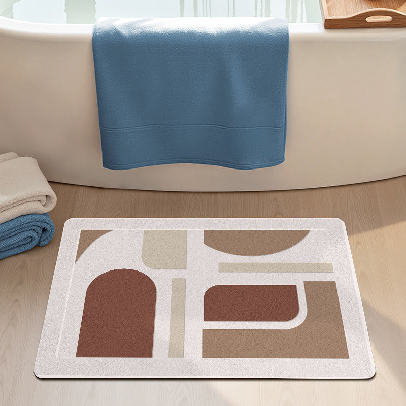 Modern Abstract Badmat Brehn